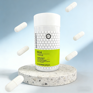 Capsules d'extrait de chardon-marie biologique 1000 mg, 250 mg de TUDCA, complément alimentaire pour la détoxification du foie, capsule de chardon-marie - Product Image 1