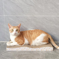 Planche à gratter pour chat ICLE Papier ondulé Jouet pour chat ondulé Planche à griffes résistante à l'usure