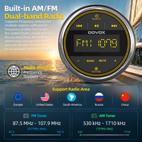 Pemutar FM AM Retro 12V Tahan Air Kelas Laut JMC dengan Penerima Audio Piston untuk Aksesori Kapal Dari Guangdong