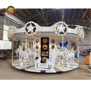 Çin tedarikçisi Manege cazibe hayvan Merry Go Round okyanus tema atlıkarınca çocuk arabası