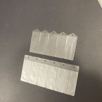 Sacs à suspendre en PVC transparents à ouverture plate, avec poignée Flexiloop, personnalisables avec logo imprimé, pour chaussures et vêtements, directement de l'usine