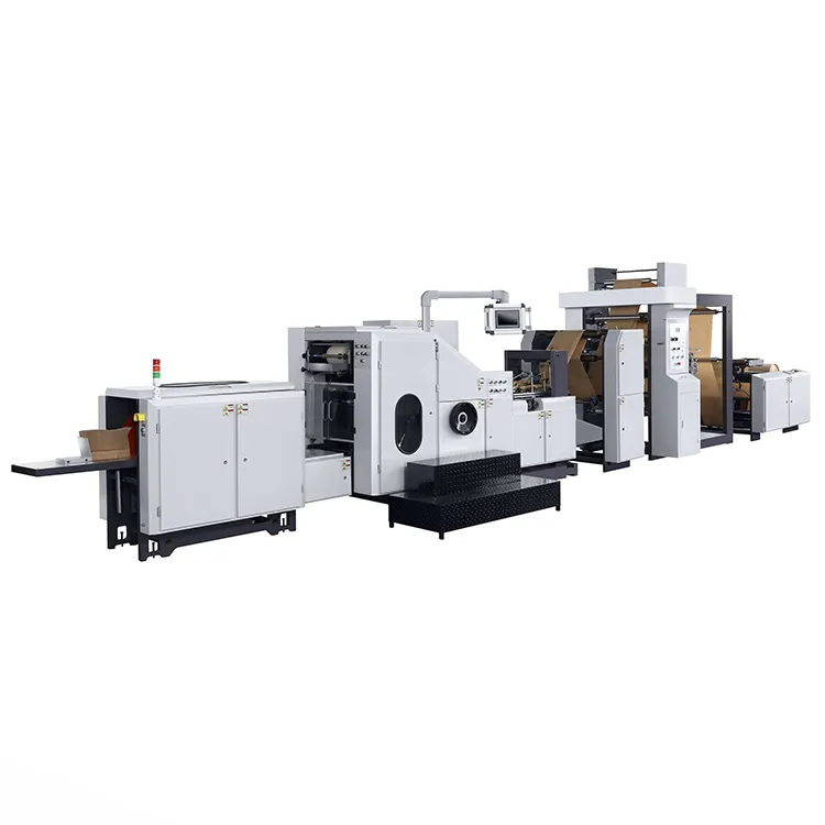 [JT-SBR180]CE Full Automatic Square Bottom Paper Bag Machine Bag Making Machine for Food Paper Bag Machine