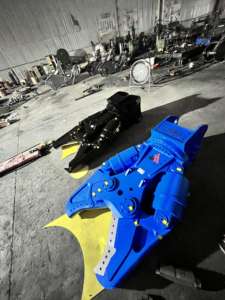 Herramientas de demolición Corte de acero Chatarra hidráulica Neumáticos de hierro Cizalla Excavadora Cizallas - Product Image 3