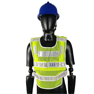 سترة أمان عالية الوضوح من الفئة 2 وفقًا لمعايير ANSI مع شعار مخصص وتصميم عاكس - Product Image 1