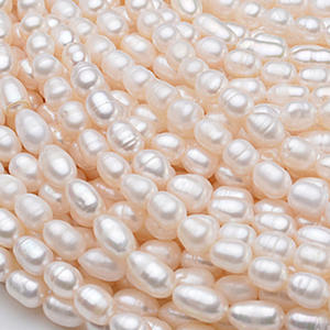 Vente directe d'usine, approvisionnement en gros sur place de colliers de perles d'eau douce de 6-7 mm, semi-finis BXL104-167 - Product Image 4