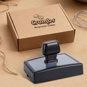 多色DIY闪光邮票牛皮纸袋奶茶纸箱办公室用橡胶预墨烘焙标志印章 - Product Image 2