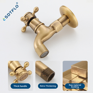 ก๊อกน้ำโบราณสไตล์ยุโรปสำหรับใช้ในห้องน้ำก๊อกน้ำสำหรับเครื่อง<span class=keywords><strong>ซัก</strong></span><span class=keywords><strong>ผ้า</strong></span>และไม้ถูพื้นสระน้ำ - Product Image 2