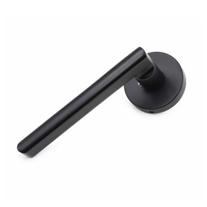 Gagang Pintu Tuas Modern Warna Hitam untuk Rumah, Grosir Pabrik, Penjualan Laris, Profil EU, Kunci Pintu Keamanan, Pemasangan Mudah - Product Image 1