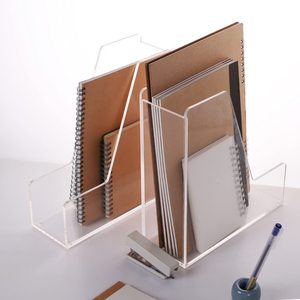 Tùy chỉnh đa chức năng dọc Tạp Chí tập tin chủ rõ ràng Acrylic bàn tổ chức Rack hiển thị Kệ Loại sản phẩm - Product Image 5