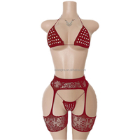 Vadulyer Vente en gros Nouveau style Luxe Sexy Strass Tenues de danse exotiques Tenues de club Tenues de strip-teaseuse