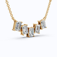 Collier multicouche tendance en zircon géométrique, pierres marquise, triangle, goutte d'eau, pendentif sourire, en acier inoxydable pour femme