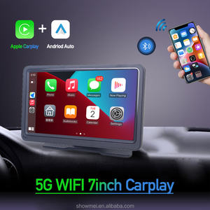 Portable 7 pouces voiture stéréo PND caméra DVR Android Auto Carplay affichage multimédia lecteur de voiture - Product Image 2