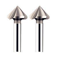 Fraise industrielle en alliage à rainure en V - Revêtement AlTiN, 3 cannelures en carbure pour centres d'usinage CNC - Personnalisable OEM - Pour mobilier et signalétique