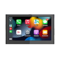 Cámara de Coche con Pantalla Táctil IPS HD de 7 Pulgadas, Navegación GPS Inalámbrica CarPlay, Cámara de Reversa, Pantalla Dividida, Estéreo, USB