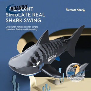 Mini RC Fish Toy Doble Impermeable Simulación Natación Antena Infrarrojo Columpio Cola Buceo Control remoto Tiburón - Product Image 5