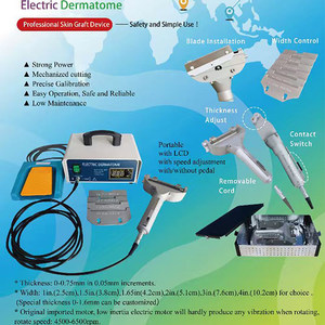 Lames et couteaux électriques jetables pour dermatome médical, compatibles avec les poignées <span class=keywords><strong>de</strong></span> greffe <span class=keywords><strong>de</strong></span> <span class=keywords><strong>peau</strong></span> Zimmer, Brown, Aesculap, Padgett - Product Image 3