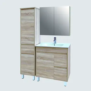 Американский дизайн, Меламиновый шкаф для ванной, настенный туалетный столик для душевой комнаты