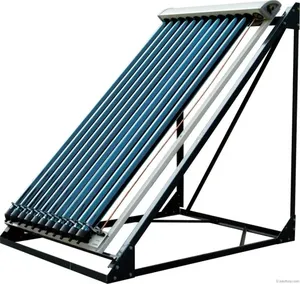 Pressurized solar collectors pool water heater with heat pipe vacuum tube