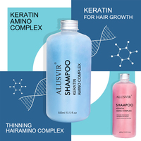 Sampo Perawatan Rambut Organik Keratin Amino Complex Oem/odm, Perbaikan, Pelembut, Anti-Ketombe, Perangsang Pertumbuhan Rambut untuk Rambut Rusak
