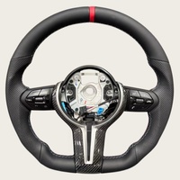 Volant en cuir et fibre de carbone véritable pour BMW F10 F20 F22 F30 F40 M3 M4 M5 E90 Série F