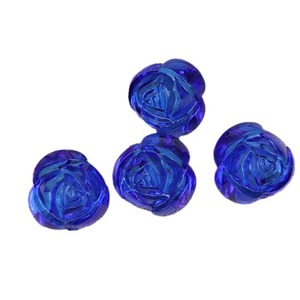 Perles en acrylique en forme de rose 28 mm, à une face, pour la fabrication de bijoux, matériaux de bricolage faits à la main, vente en gros, demi-ponceau - Product Image 4