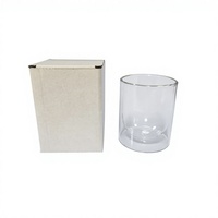 Pot à bougie en verre borosilicaté à double paroi 200/400ml Pot parfumé résistant à la chaleur pour la verrerie cylindrique de