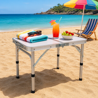 Ensembles de meubles de jardin pliants, barbecue extérieur, table de camping pliable réglable en MDF, barbecue portable pour pique-nique