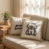 Coussin lombaire pour chat et chien de style médiéval, inspiré d'Instagram, design mignon sur le thème des animaux, en polyester, rembourrage en coton 7D haute élasticité