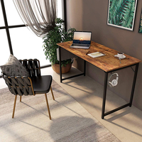 Table de bureau d'ordinateur de bureau extensible pliable simple et peu coûteuse pour bureau chambre étude des enfants avec sac de rangement