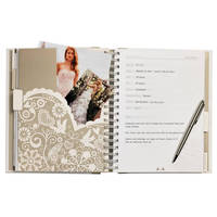 Livres de planification budgétaire de mariage personnalisés en gros avec boîte cadeau, design professionnel
