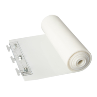 Rouleau de rideau de porte coulissante en PVC transparent nervuré de 0,5 mm à 5 mm, flexible, résistant à la chaleur, anti-huile, protégé contre les UV