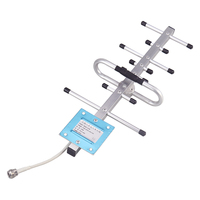 Antena de Radar para Exteriores de 10dBi, Amplificador de Señal 4G, Conector N, GSM 698-2700MHz, Repetidor de Señal Móvil de Alta Ganancia, IP67, 4 Bandas, HU081-2-1
