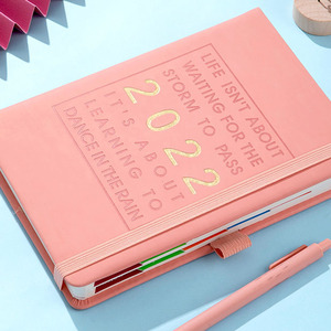 Agenda con impresión personalizada, agenda de moda A5, cubierta dura, organizador de vida, Almanac, agenda de pu, planificador, <span class=keywords><strong>2022</strong></span> - Product Image 1