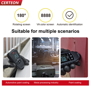 철 알루미늄 아연용 디지털 자동차 검사기 전문 도구 도장 두께 측정기 - Product Image 5