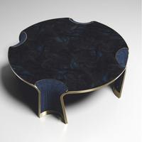 Table d'angle moderne de luxe léger, mobile et personnalisable, créative, pour salon, en métal et marbre, table basse