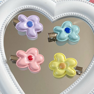 Pinzas para el Cabello con Flores para Niñas, Accesorios para el Cabello de Bebés, Pinzas para el Cabello con Diseño de Princesa Coreana - Product Image 3