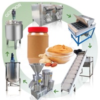 Ligne de production industrielle complète pour la fabrication de beurre de cacahuète, de beurre de noisette, de tahini et de pâte de sésame