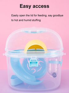 Gabbia per cavia trasparente portatile all'aperto piccola gabbia per animali di nuova concezione - Product Image 4