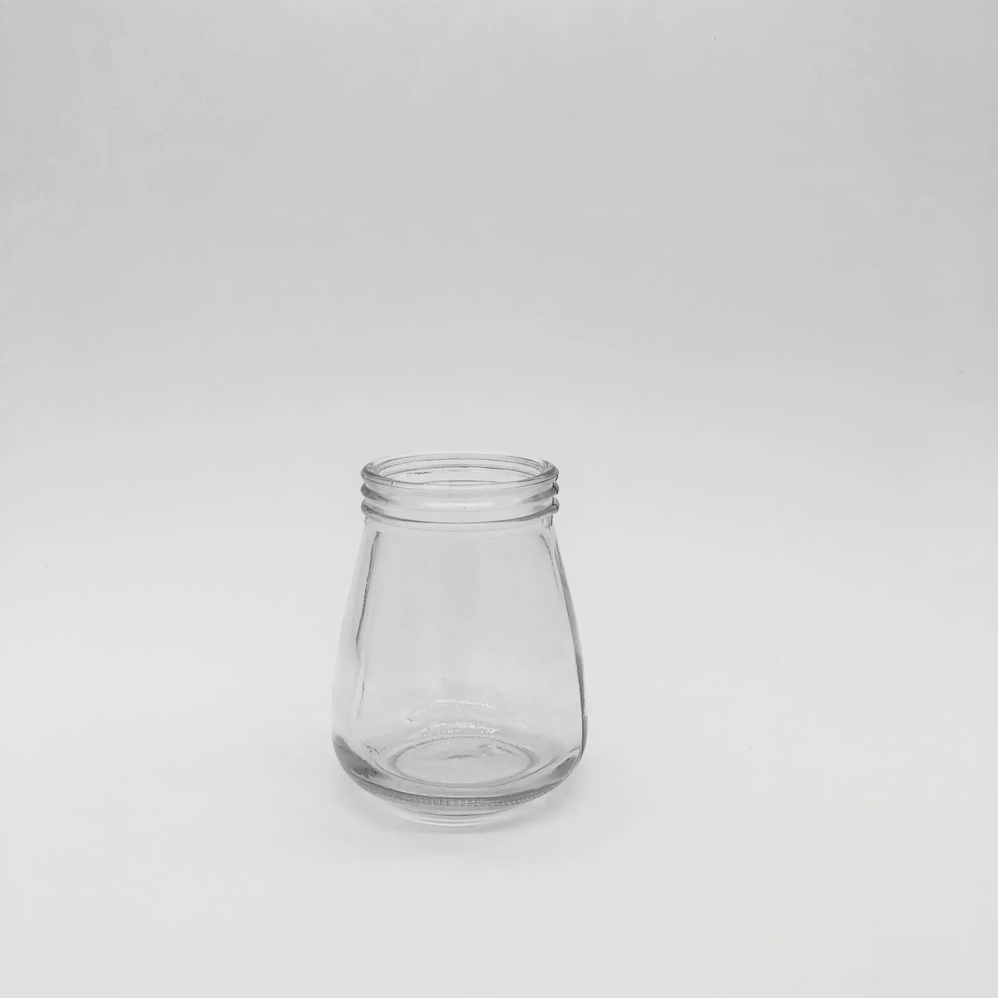 Bouteille fantaisie ronde de 120/150ml, pour conserver du lait, du yaourt, en verre transparent, 1 pièce