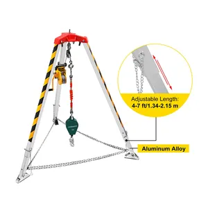 Fighting The Manufacturer Supplies A Large Quantity Of Aluminum Alloy Safety Rescue Lifting Tripod