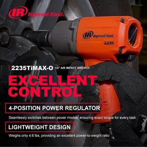Clé à chocs pneumatique Ingersoll Rand 2235, entraînement 1/2 pouce, corps en titane, poignée pistolet - Product Image 3