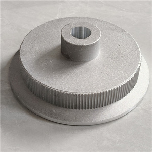 Aluminum Alloy Machined Part With Central Hole And Gear Edge For Mechanical Applications 001 - Product Image 1
