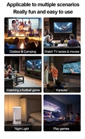 Projecteur vidéo LED S6 Pro avec système Android 14 intelligent, mise au point électrique, mini format de poche, 230 ANSI lumens, pour cinéma maison avec éclairage ambiant