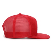 Vente en gros de chapeau en maille avec broderie de logo personnalisée pour sports de plein air casquette Gorras à bord plat en daim de haute qualité OEM classiques casquette Snapback à 7 panneaux
