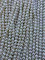Perles d'eau douce naturelles en vrac Edwin, non-nucléaires, de type œuf, qualité AAAA/AAA, 6-7mm, bijoux blancs de haute qualité et économiques