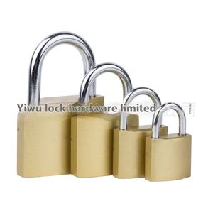 Candado de hierro con llave de una palabra de desbloqueo directo de 32mm, candado de seguridad de tamaño pequeño con Material de acero inoxidable, candado pequeño de acero de cobre - Product Image 1