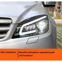Phare Ensemble Complet Pour Benz Classe C W204 Phare Plug and Play Halogène Mise À Niveau 08-11 GT Style Avant Lampe