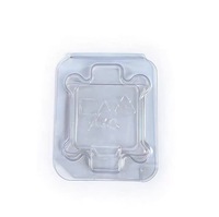 Boîte en plastique antistatique transparente en PET écologique pour le stockage et l'emballage des processeurs AMD AM4 AM5