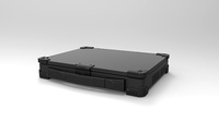 15.6 pouces LCD I3/I5/I7 CPU CNC châssis d'ordinateur portable robuste en alliage d'aluminium de qualité industrielle 1920*1080 ordinateur portable robuste Stock disponible