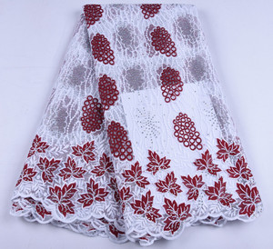 1644 Africain Français Dentelle Tissu 2019 Pur Blanc Dentelle Tissu Garnitures <span class=keywords><strong>Broderie</strong></span> - Product Image 5